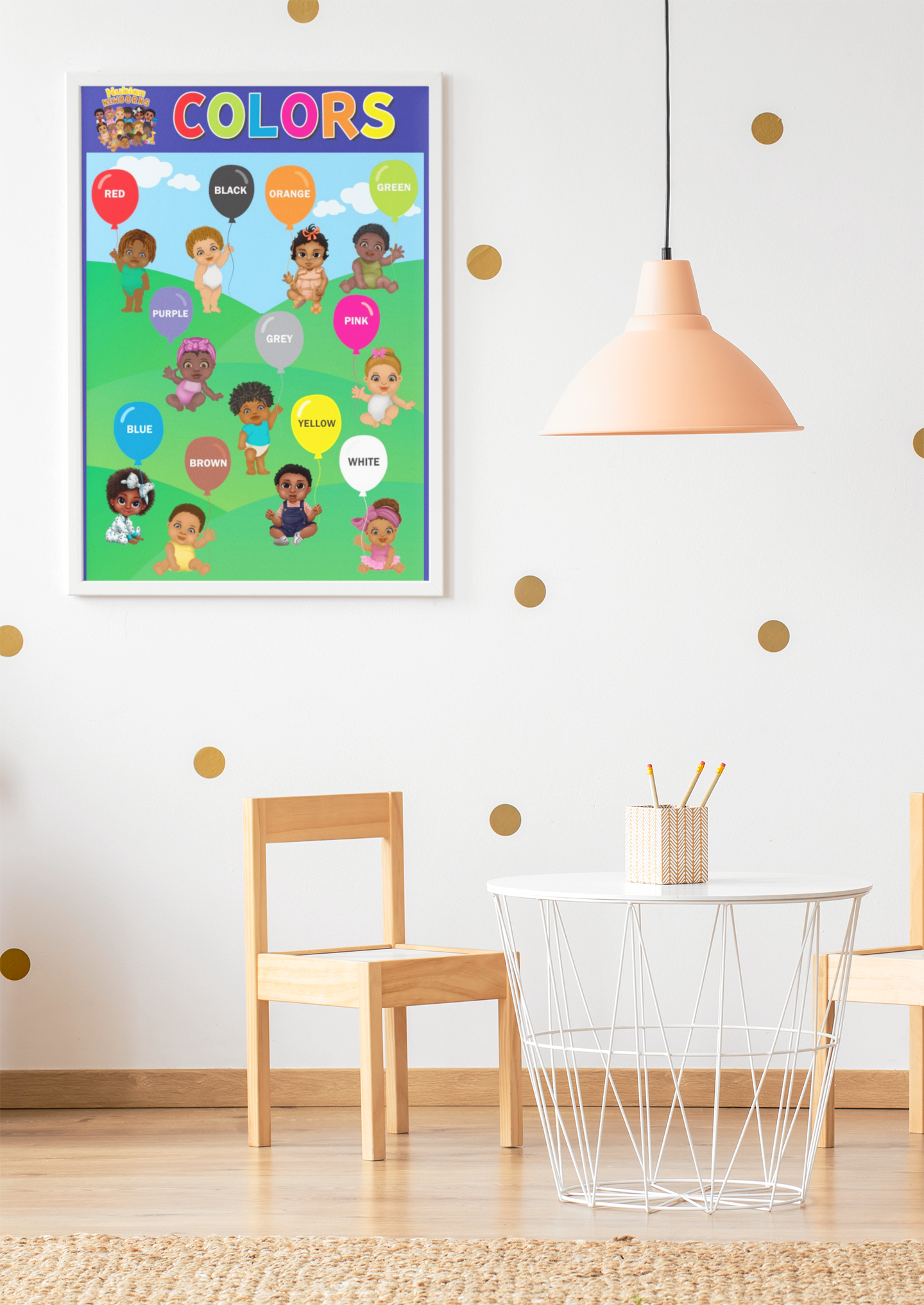 6 Piece Educational Poster Set